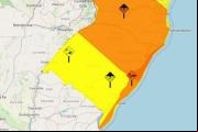 RS tem cinco alertas do Inmet para risco de tempestade, vendaval e queda na temperatura nesta sexta-feira