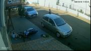 Grave acidente no centro de S