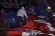 Estrutura de circo desaba durante temporal em Os