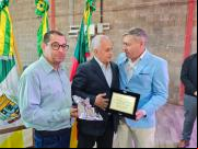 Presidente do TCE-RS, Conselheiro Marco Peixoto, recebeu importantes homenagens em munic